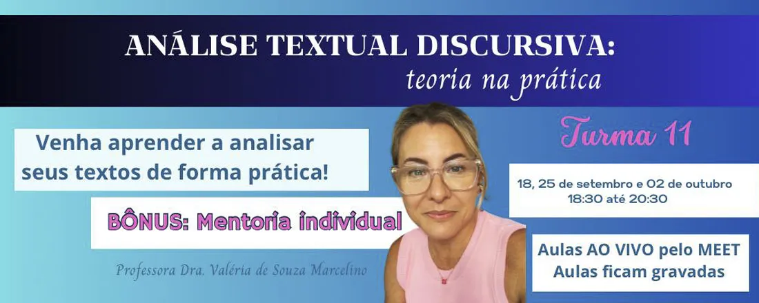 Análise Textual Discursiva: teoria na prática - turma 11