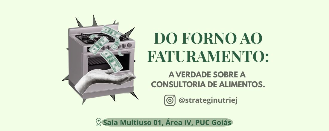 1ª PALESTRA PROFISSIONAL: CONSULTORIA DE ALIMENTOS QUE DÁ LUCRO