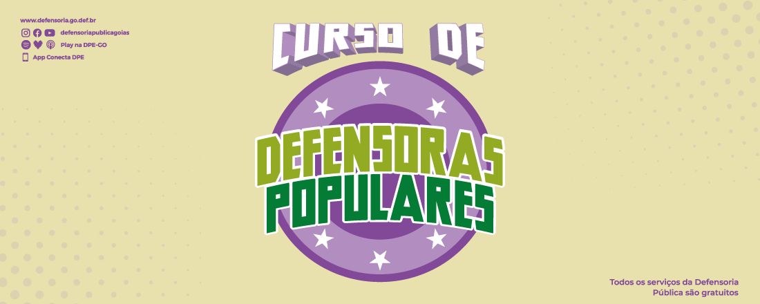 Curso de Capacitação Defensoras Populares - 2ª Edição