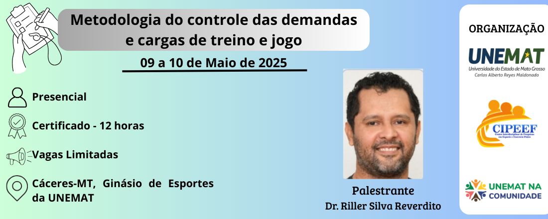 Metodologia do controle das demandas e cargas de treino e jogo