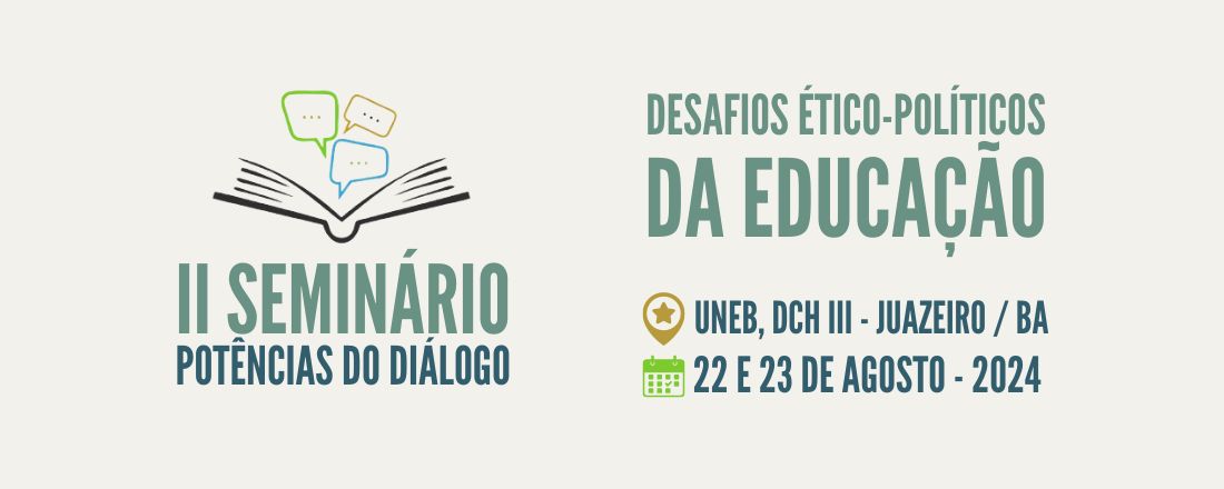 II SEMINÁRIO POTÊNCIAS DO DIÁLOGO