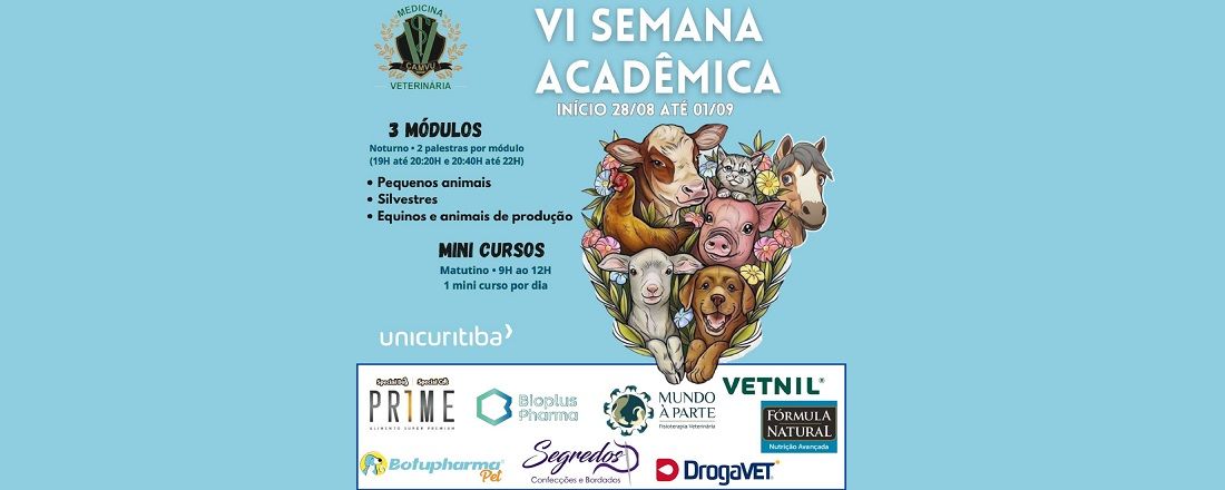 VI SEMANA ACADÊMICA DE MEDICINA VETERINÁRIA UNICURITIBA