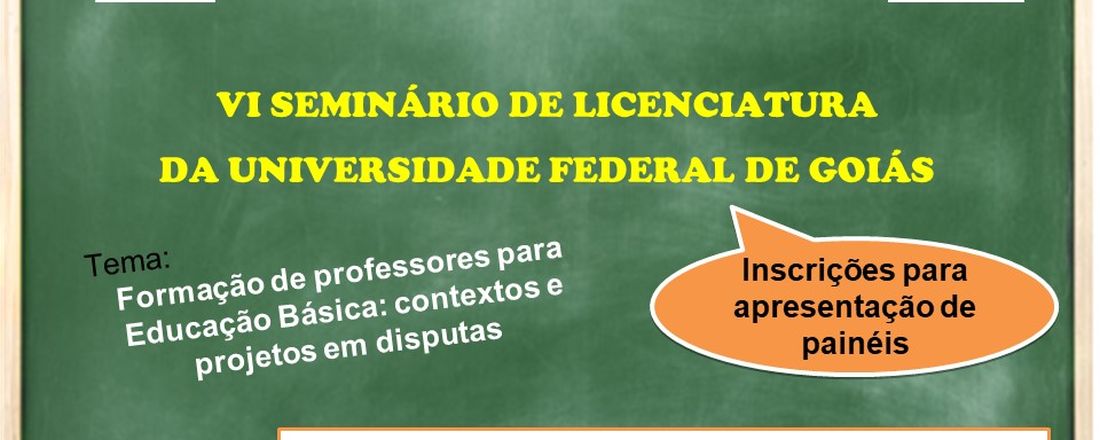 VI Seminário de Licenciatura da UFG