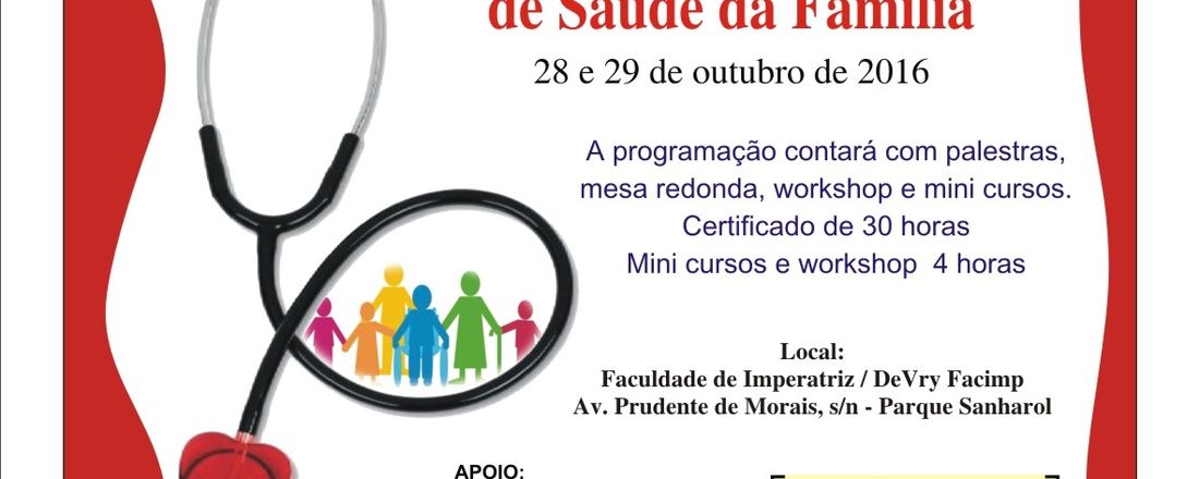 I SIMPÓSIO MULTIDISCIPLINAR DE SAÚDE DA FAMÍLIA.