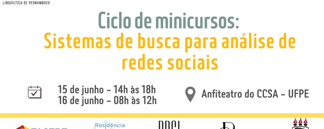 Sistemas de busca para a análise de redes sociais