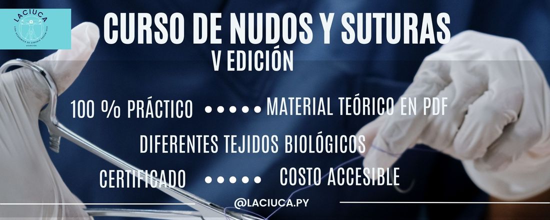 V Curso Práctico de Nudos y Suturas
