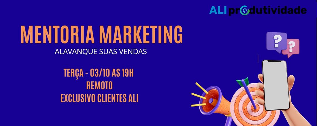 Mentoria de Marketing: Alavanque suas vendas