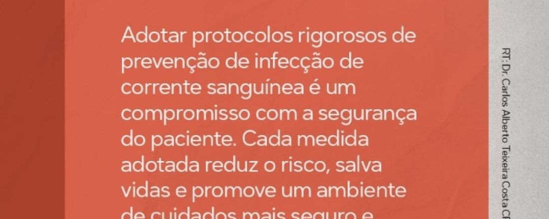 PROTOCOLO DE  MEDIDAS DE PREVENÇÃO DE INFECÇÃO DE CORRENTE SANGUÍNEAS