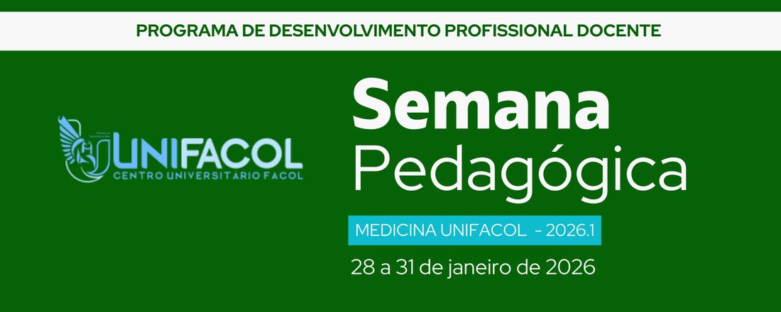 SEMANA PEDAGÓGICA DO CURSO DE MEDICINA – 2026. 1