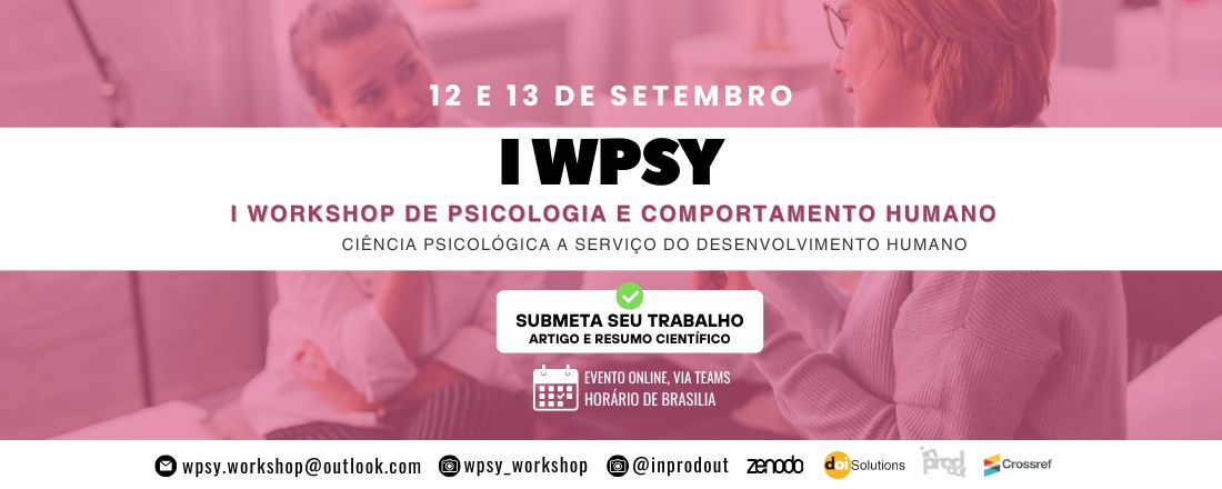 I Workshop de Psicologia e Comportamento Humano (WPSY)