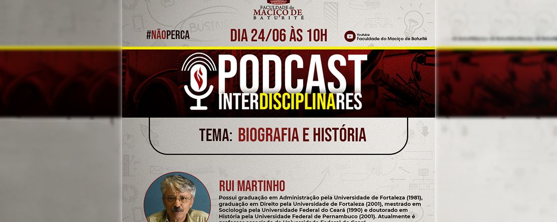 Podcast Interdisciplinares: Biografia e História