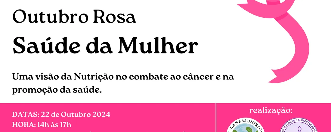 Outubro Rosa - Saúde da Mulher