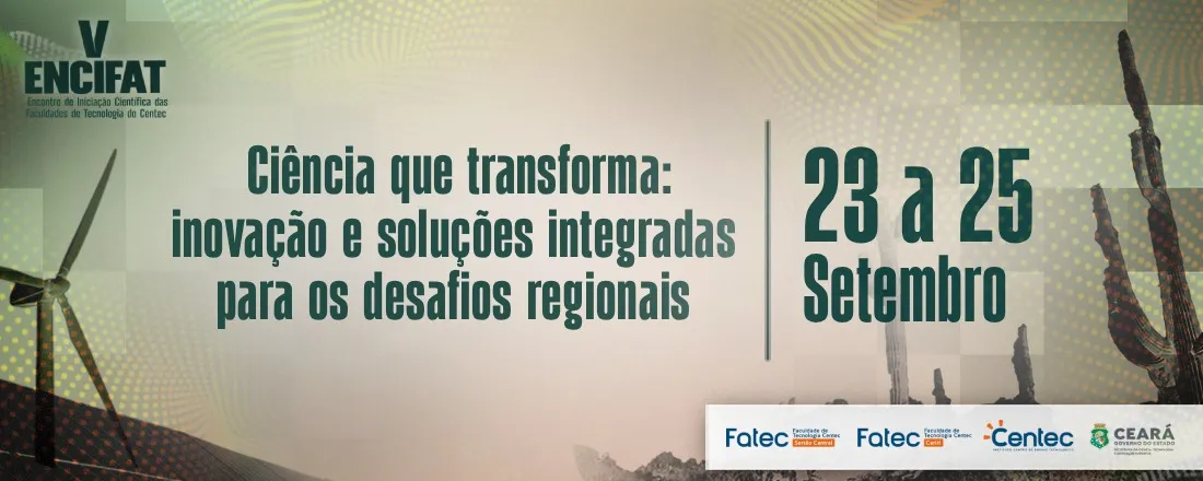 Encontro Científico das Faculdades de Tecnologia Centec – V ENCIFAT