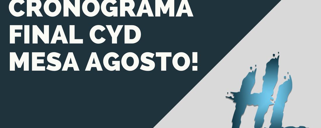 MEET DE ORGANIZACIÓN DE CRONOGRAMAS CYD AGOSTO