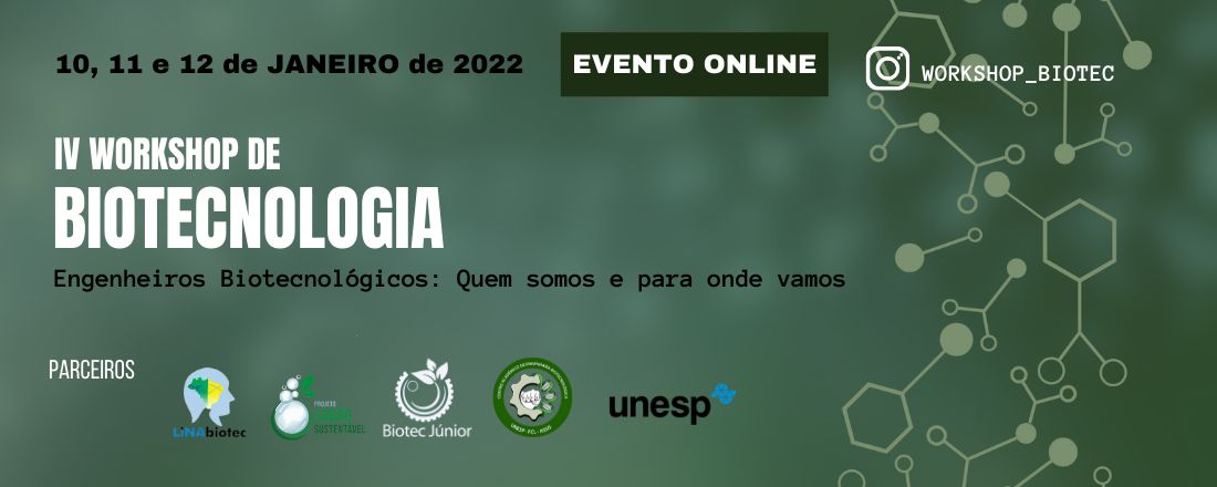 IV Workshop de Biotecnologia - Engenheiros Biotecnológicos: Quem somos e para onde vamos.