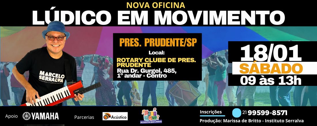 LÚDICO EM MOVIMENTO - PRESIDENTE PRUDENTE SP