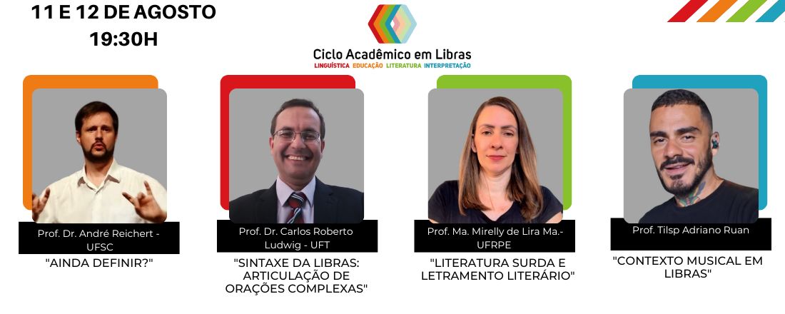CICLO ACADÊMICO EM LIBRAS - AGOSTO25