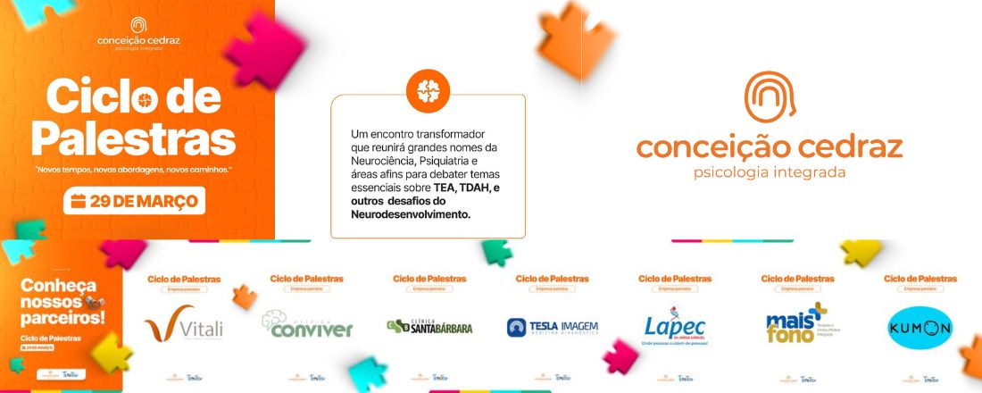 Ciclo de Palestras: Novos tempos, novas abordagens, novos caminhos.