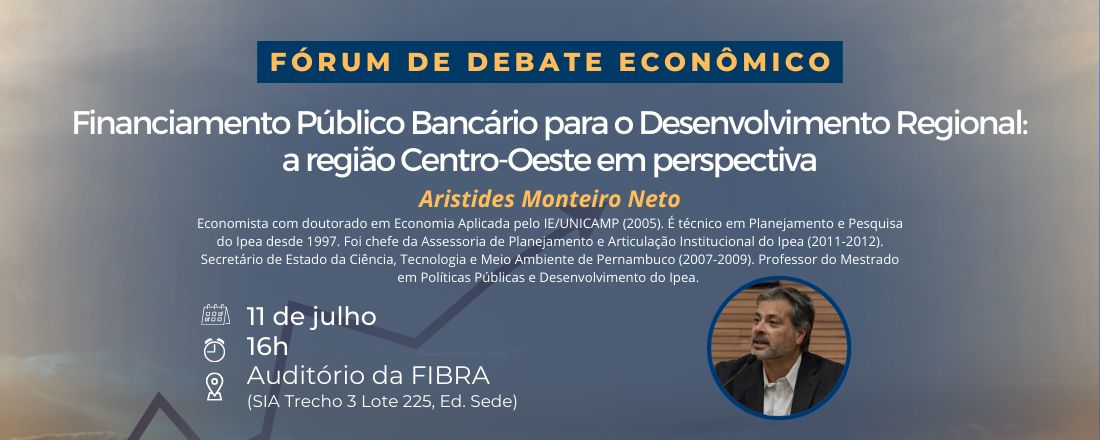 Financiamento Público Bancário para o Desenvolvimento Regional: a região Centro-Oeste em perspectiva.