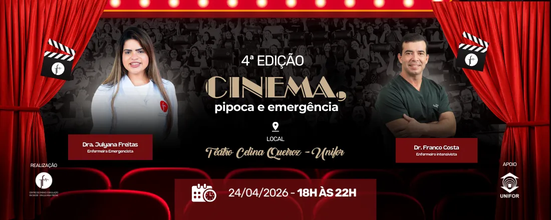 IV CINEMA, PIPOCA E EMERGÊNCIA (FORTALEZA)
