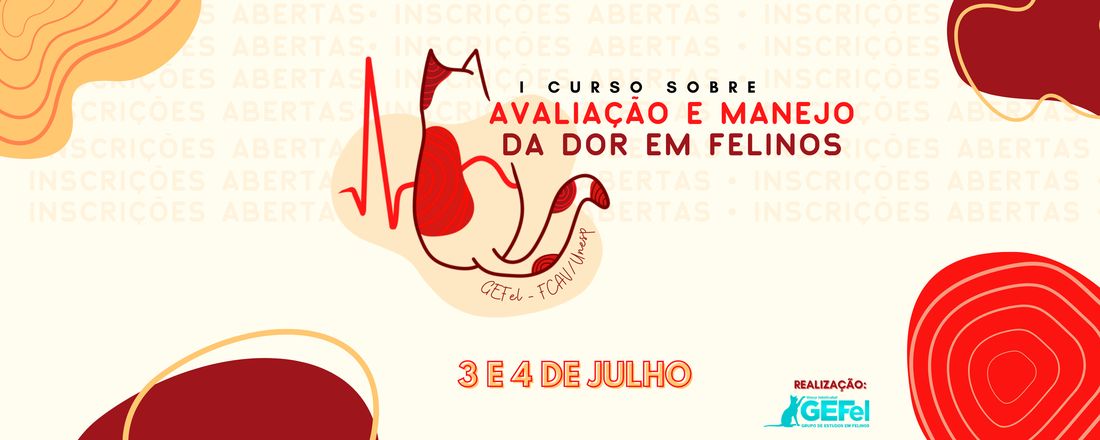 I Curso sobre Avaliação e Manejo da Dor em Felinos