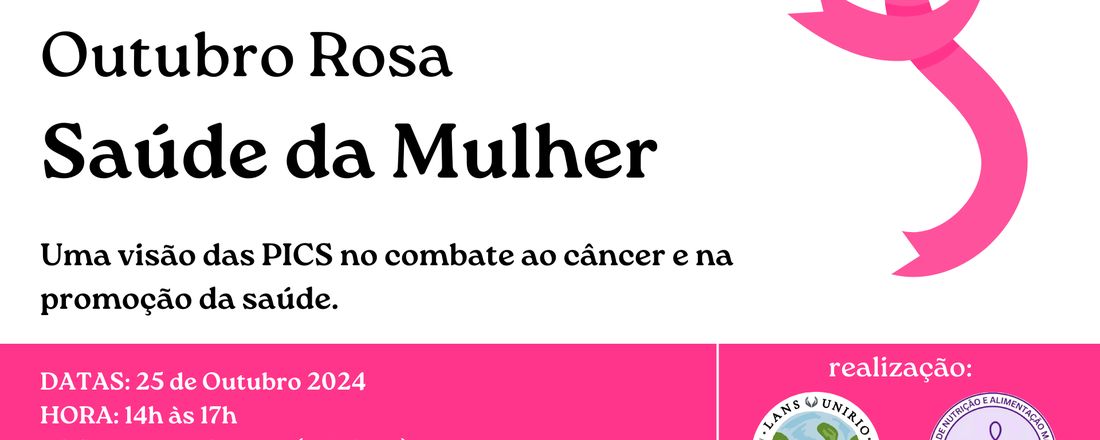 Outubro Rosa - Saúde da Mulher