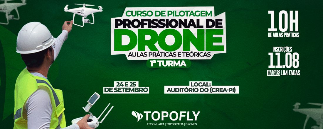 Curso de Pilotagem Profissional de Drone