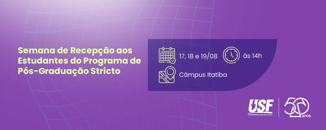 Abertura Semestre Letivo do Programa de Pós-Graduação Stricto Sensu em Educação