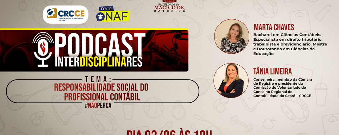 Podcast Interdisciplinares: Responsabilidade social do profissional contábil