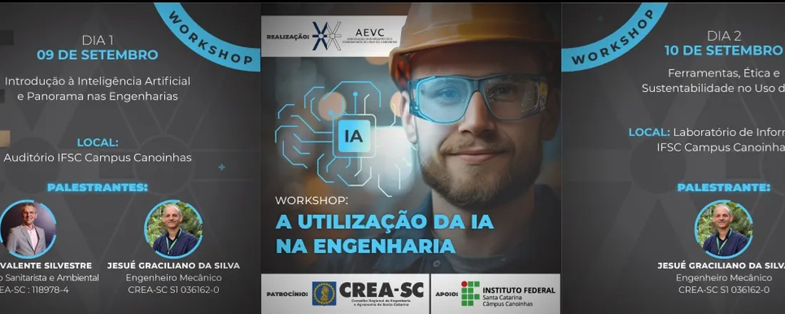 WORKSHOP- A UTILIZAÇÃO DA INTELIGENCIA ARTIFICIAL NA ENGENHARIA