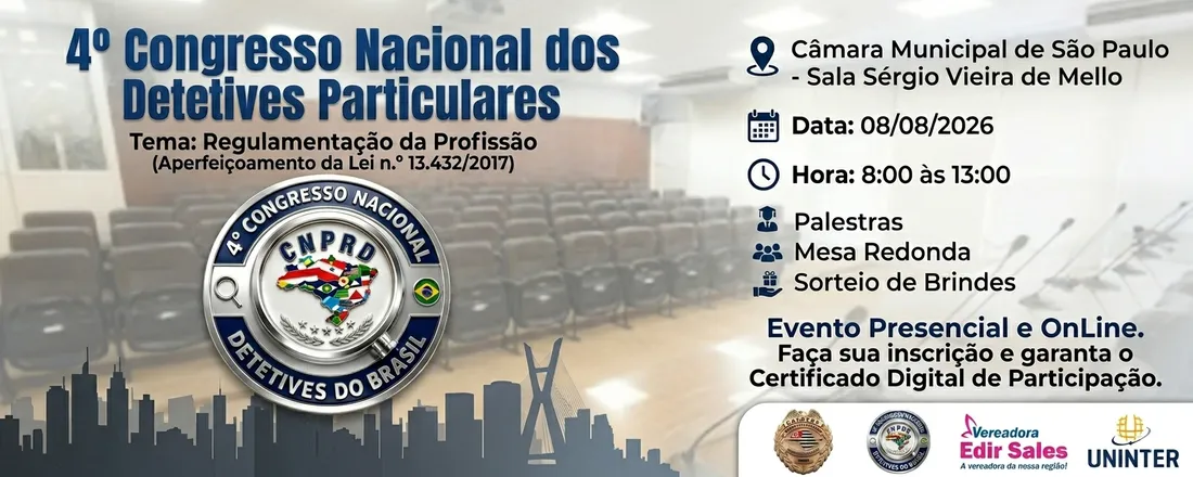 4º Congresso Nacional dos Detetives Particulares