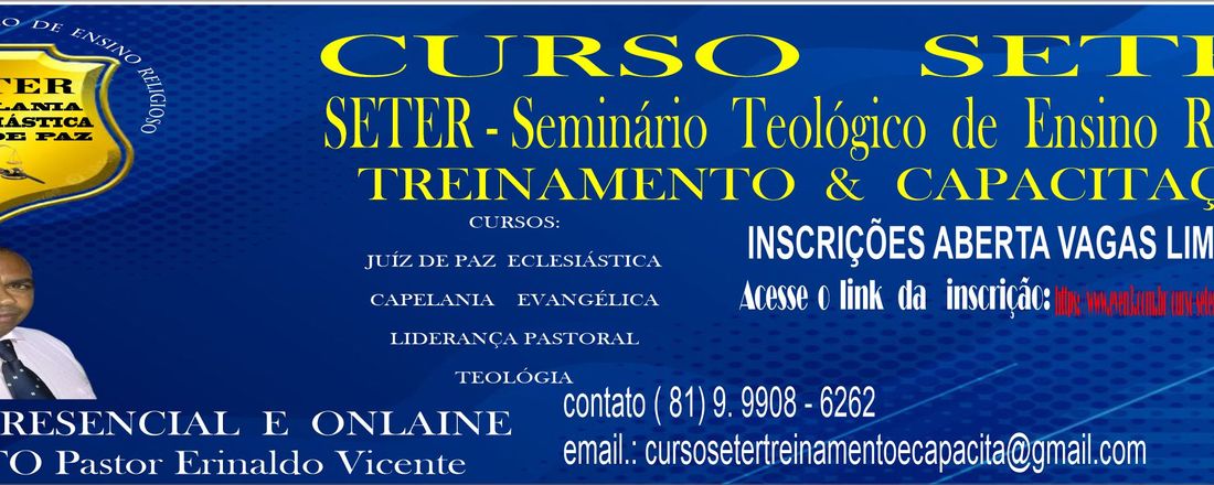 Curso Seter - Seminário de Teológico  de  Ensino Religioso