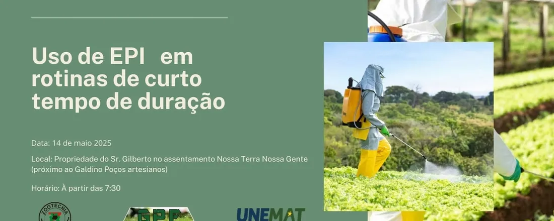 Importância do uso de Equipamento de Proteção Individual em rotinas de curto tempo de duração