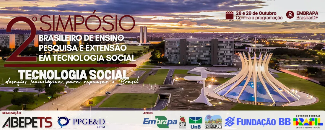 2º Simpósio Brasileiro de Ensino, Pesquisa e Extensão em Tecnologia Social