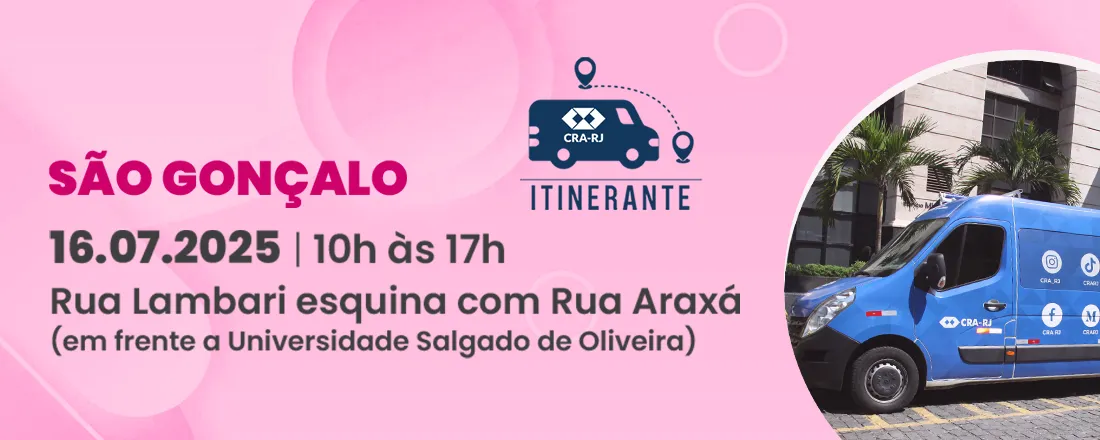 CRA-RJ Itinerante São Gonçalo