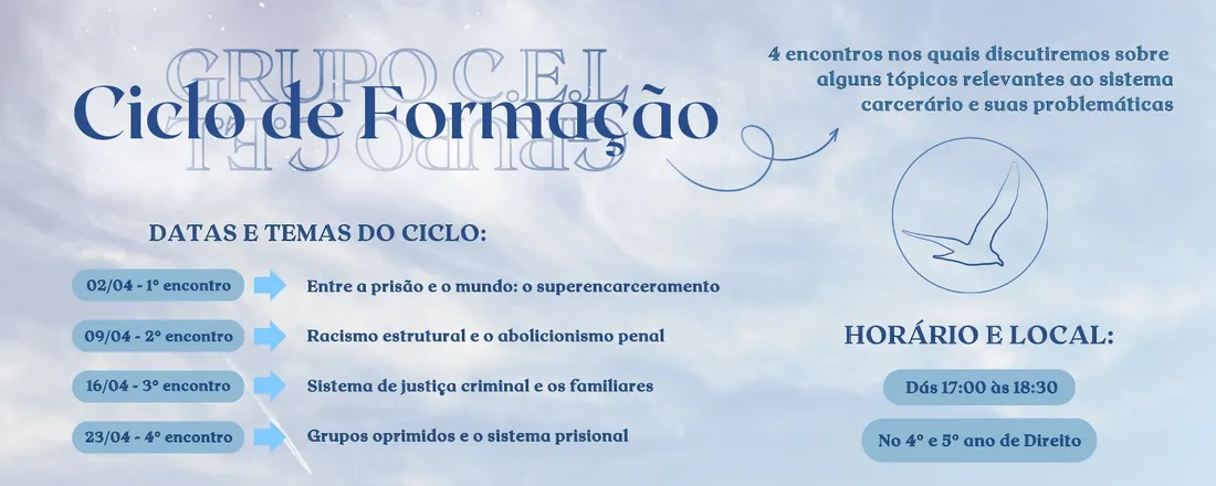 Ciclo de Formação: Cárcere, Expressão e Liberdade