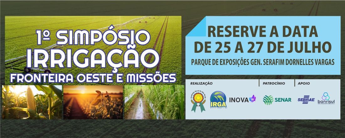 I SIMPÓSIO DE IRRIGAÇÃO FRONTEIRA OESTE E MISSÕES