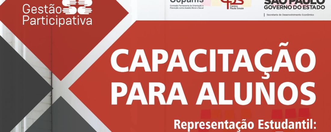 Capacitações para alunos – Representação Estudantil: Etecs