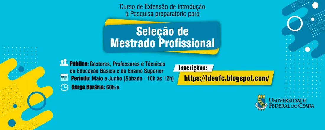 Curso Introdução à Pesquisa e à Pós-Graduação