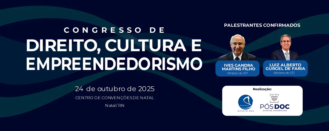 CONGRESSO DE DIREITO, CULTURA E EMPREENDEDORISMO