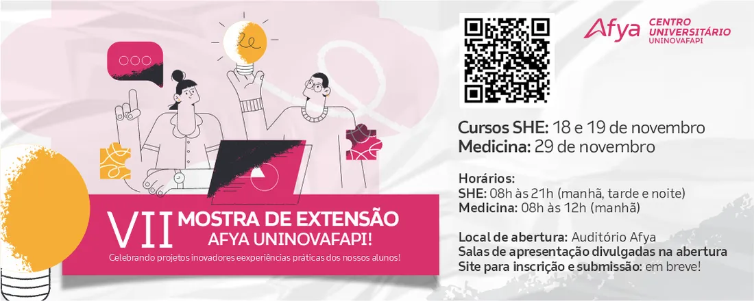 VII MOSTRA DE EXTENSÃO CURRICULAR AFYA UNINOVAFAPI