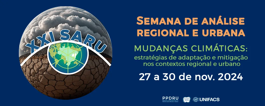 XXI SARU - Semana de Análise Regional e Urbana