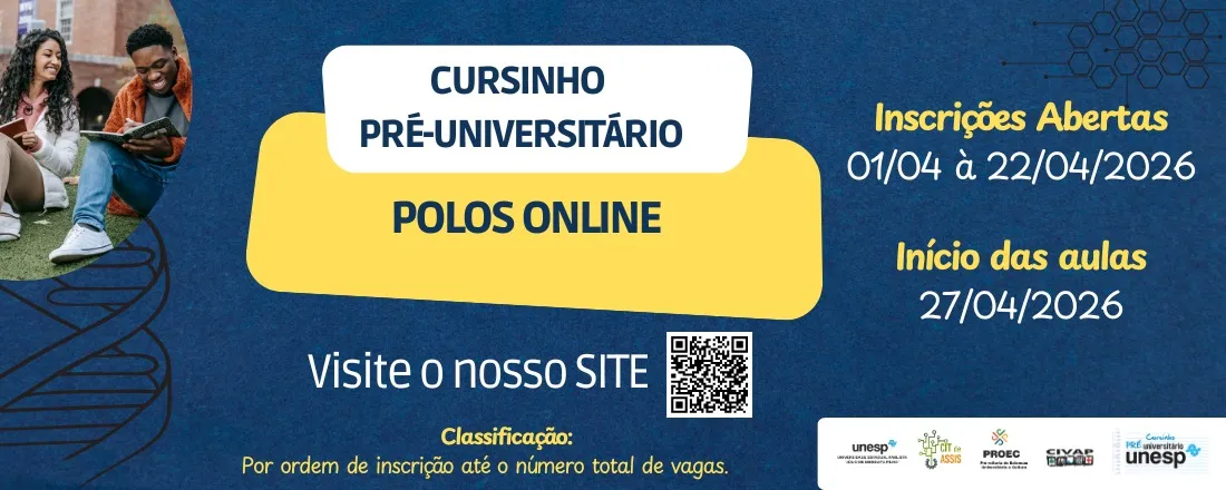 Cursinho Pré-Universitário - Unesp (POLOS ONLINE)