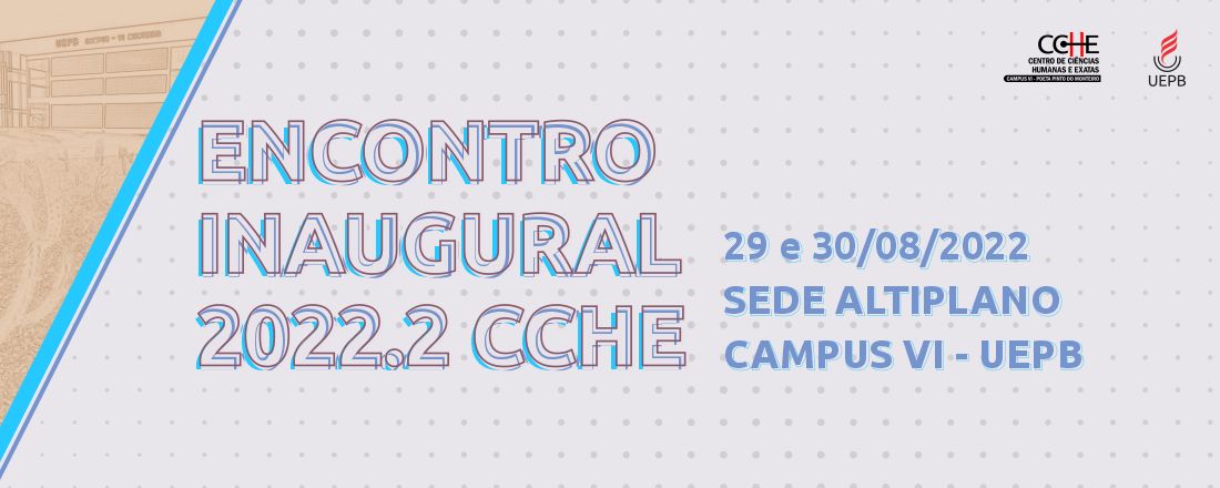 Encontro Inaugural 2022.2 CCHE