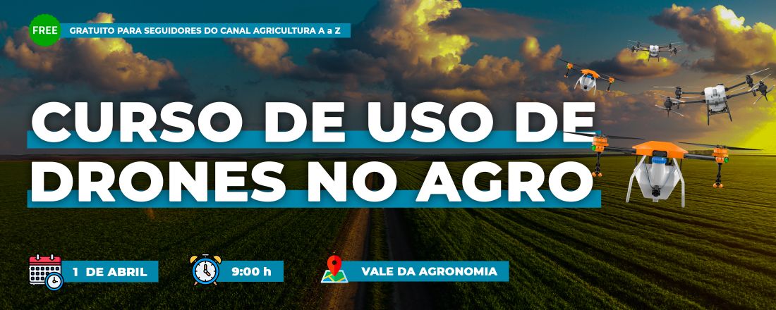 Curso de uso de drones no Agro