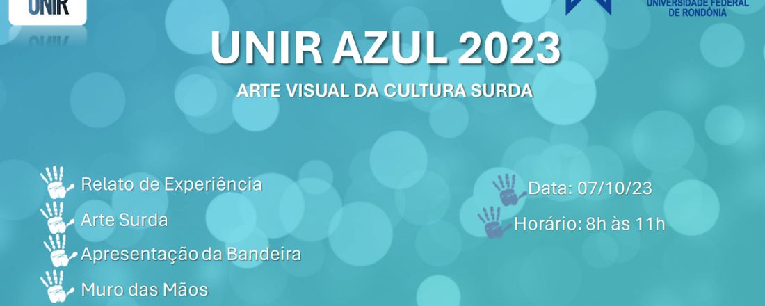 Unir azul: arte visual da cultura surda