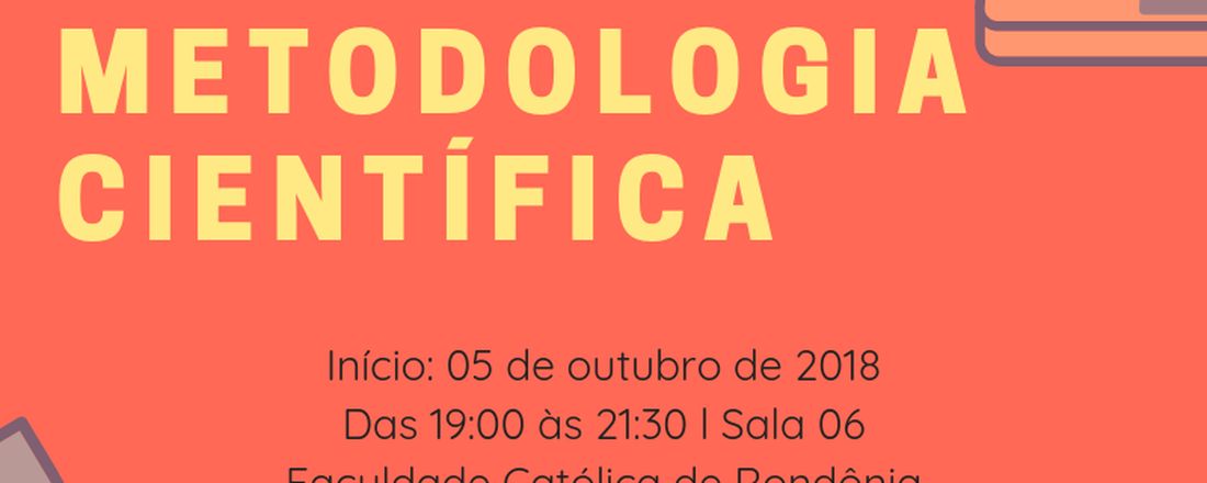 CURSO DE EXTENSÃO METODOLOGIA CIENTÍFICA