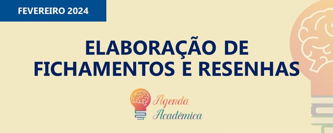 WORKSHOP ELABORAÇÃO DE FICHAMENTOS E RESENHAS