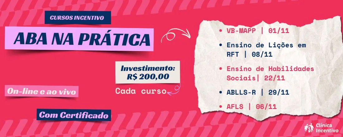 Cursos Incentivo: ABA na Prática