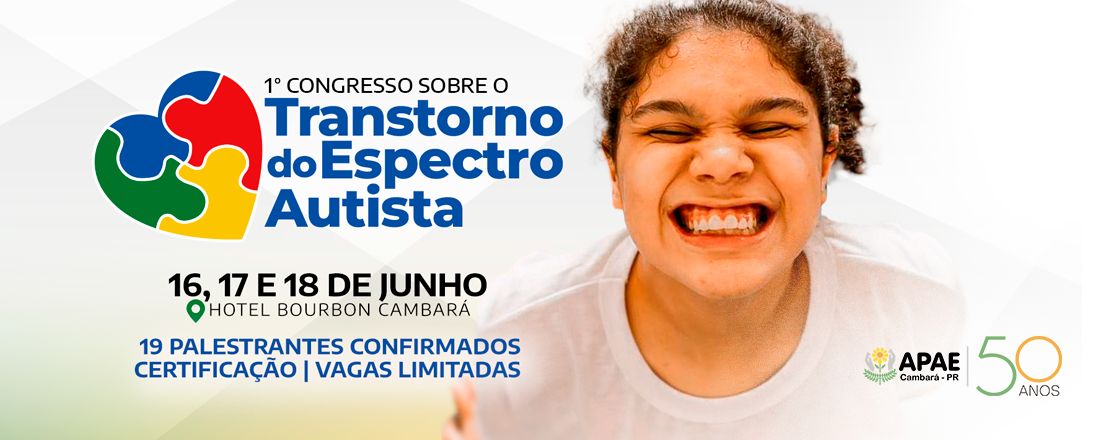 I CONGRESSO DO TRANSTORNO DO ESPECTRO DO AUTISMO